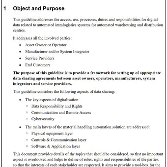 FEM 9.601 - Guideline: Shared digital data and access