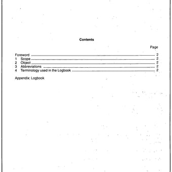 FEM 9.871 - Logbook for Storage and Retrieval Machines and Transfer Devices
